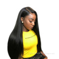 Wholesale Natural 4x4 Silk Base Frontal wigs Brazilian 100% Virgin Lace Front Human Hair Wig